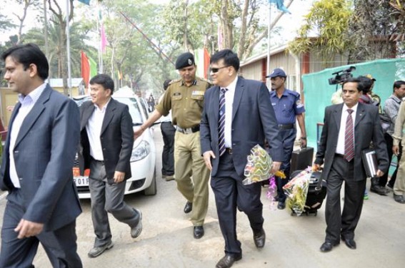 Bangladesh delegation arrive to attend the DC level meeting on militancy and border fencing issues : DM  Sepahijala